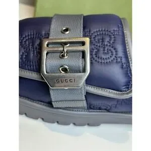 Gucci | Shoes | Nib Authentic Gucci Mens Sandals Blue Nylon  display picture 2